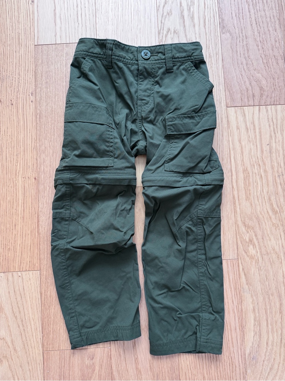 REI Kid’s Cargo Zip-Off Pants - Dark Olive
